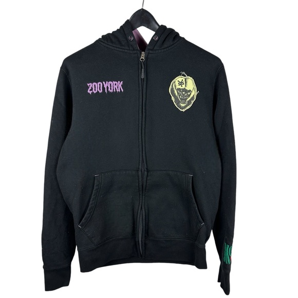 Mens Y2K Zoo York X Mountain Dew Skateboard Logo Hoodie Size M